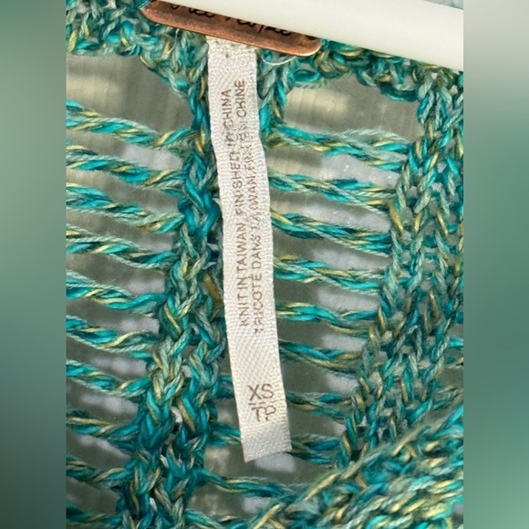 Free People Open Knit Cropped Sweater - Picture 7 of 12